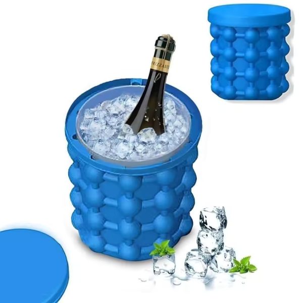 Large 2 in 1 Silicone Ice Bucket - Image 4