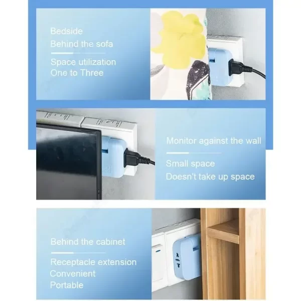 US To EU Foldable Adapters - Image 4