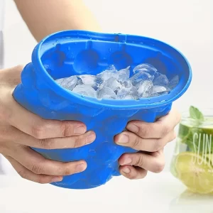 Large 2 in 1 Silicone Ice Bucket